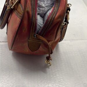 Dooney & Bourke Red and Brown Satchel